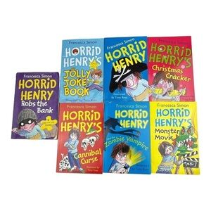 Horrid Henry’s Books Set of 7 By Francesca Simon Paperback lot